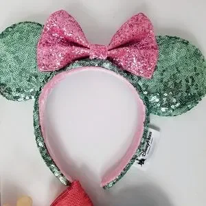 Disney | Accessories | Disney Minnie Mouse Ears Sequin Pink  display picture 1